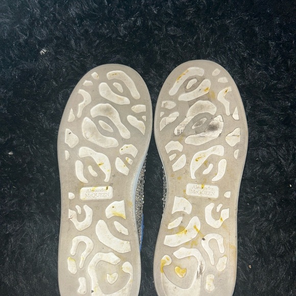 Blue & White Glitter Alexander Mcqueens - Picture 6 of 7